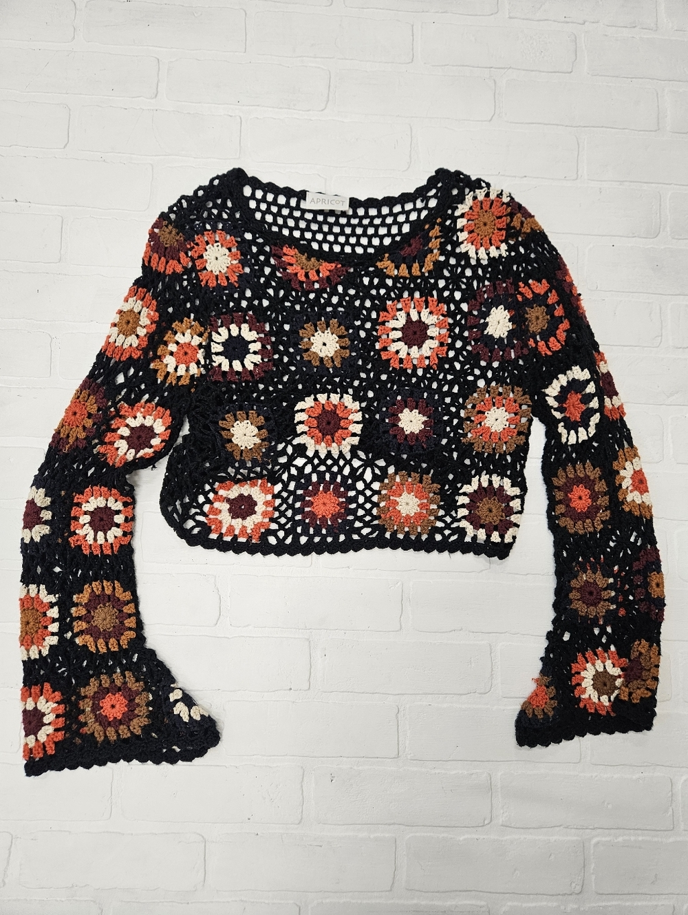 Crochet Bell Sleeve Sweater